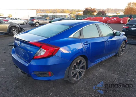 2020 Honda Civic Sport from USA, damaged, VIN 2HGFC2F88LH543091